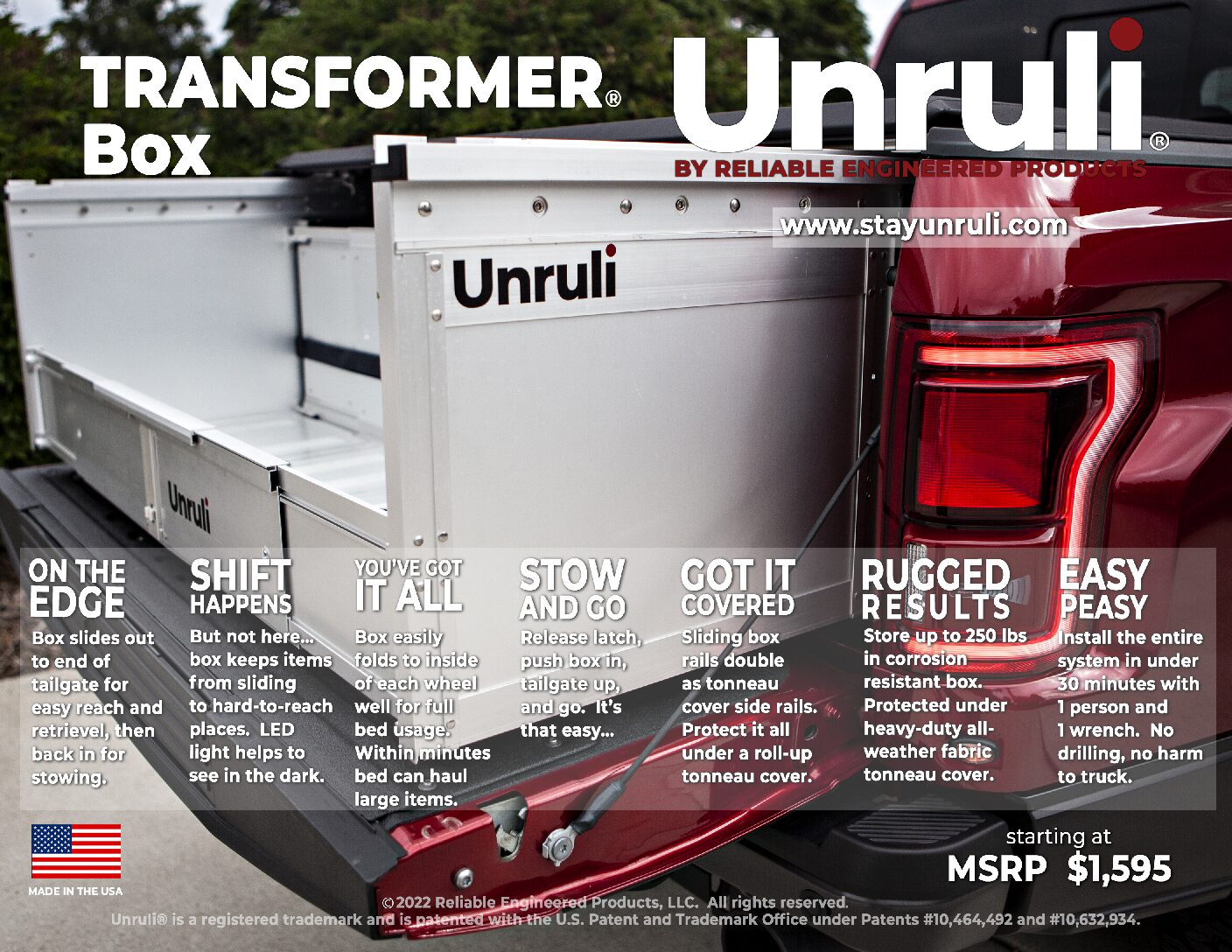 Unruli Foldable Box features