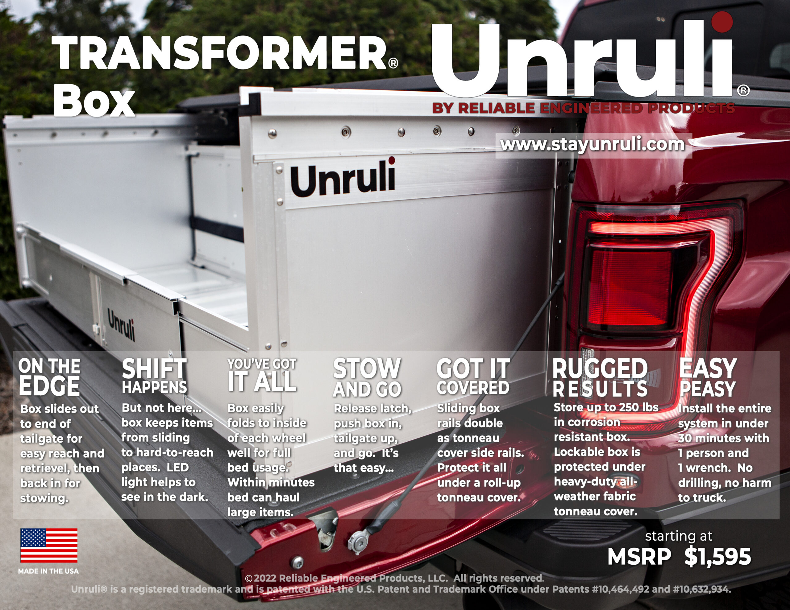 Unruli Foldable Box features